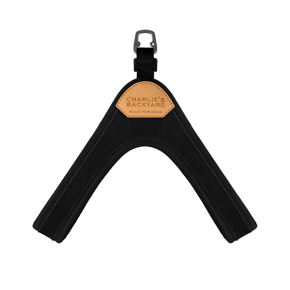 Charlie's Backyard Buckle Up Easy Harness for Dogs (Black)