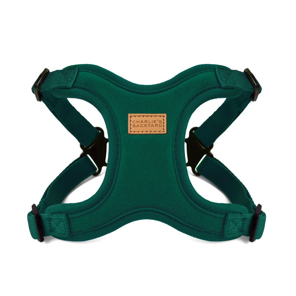 Charlie's Backyard Comfort Harness for Dogs (Green)