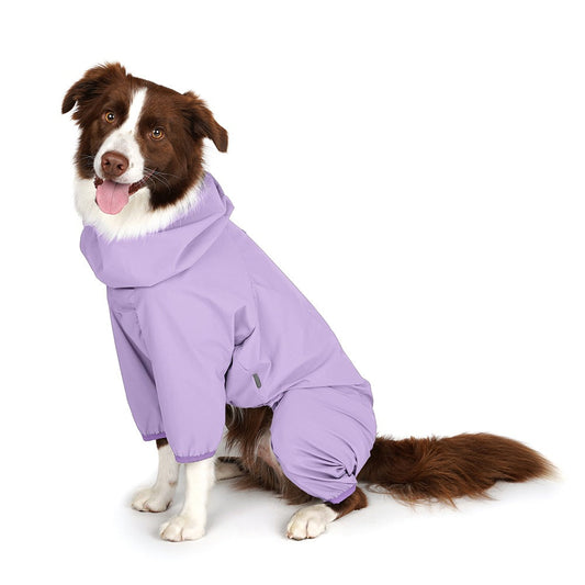 Charlie's Backyard Hike Rainsuit for Dogs (Lavender)