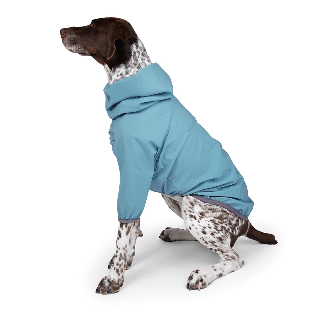 Charlie's Backyard Trek Shell Jacket for Dogs (Ash Blue)