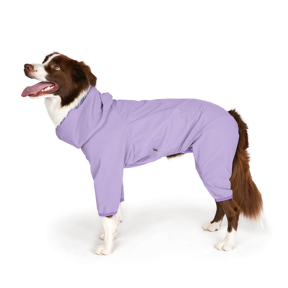 Charlie's Backyard Hike Rainsuit for Dogs (Lavender)