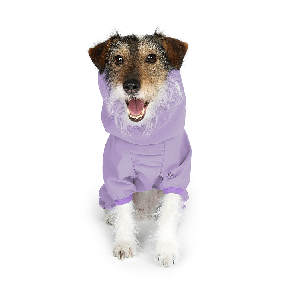 Charlie's Backyard Hike Rainsuit for Dogs (Lavender)