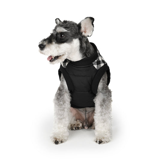 Charlie's Backyard Harness Jacket for Dogs (Black Check)