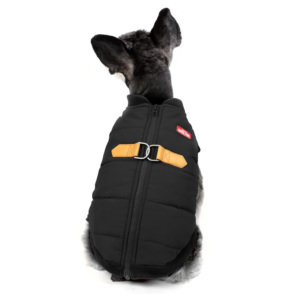 Charlie's Backyard Harness Jacket for Dogs (Black)