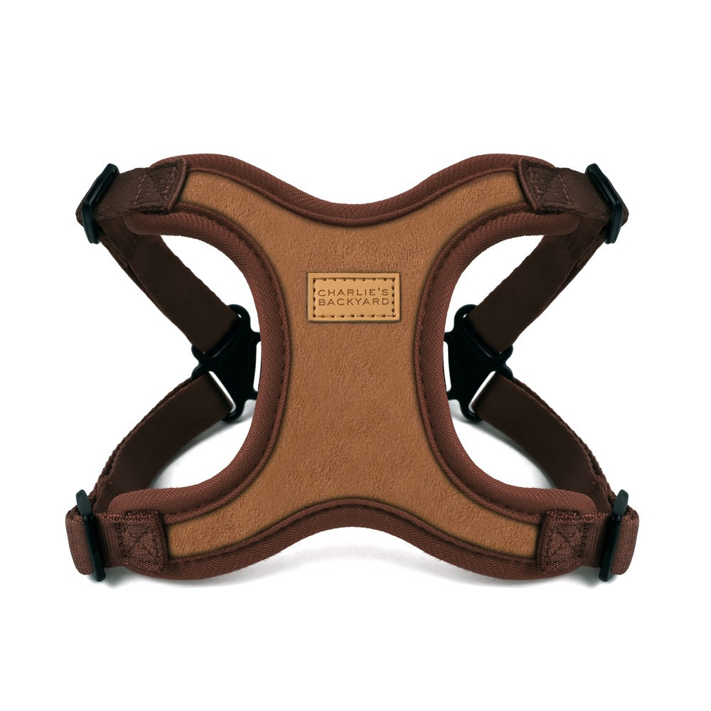 Charlie's Backyard Comfort Harness for Dogs (Brown)