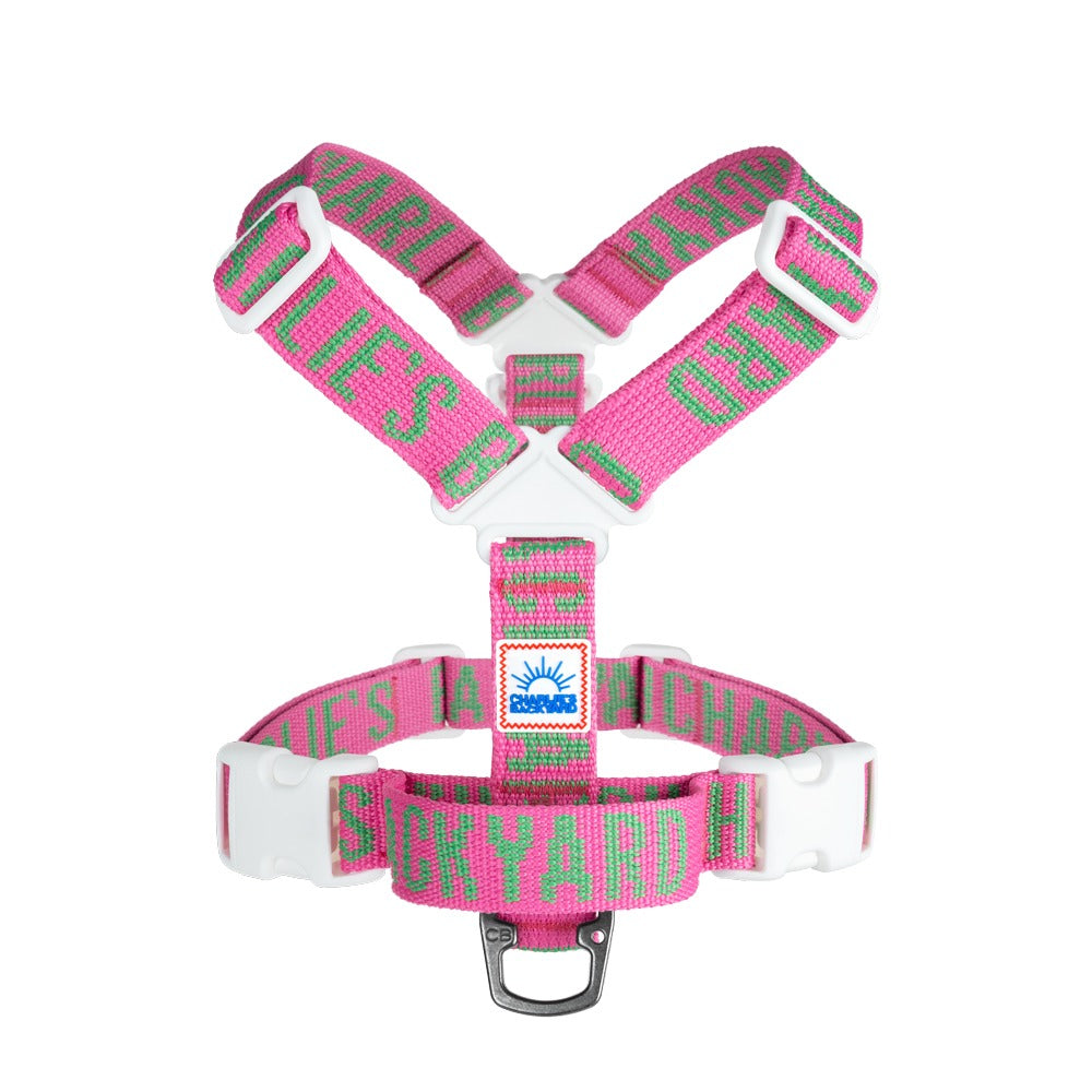 Charlie's Backyard Trip Harness (Pink)