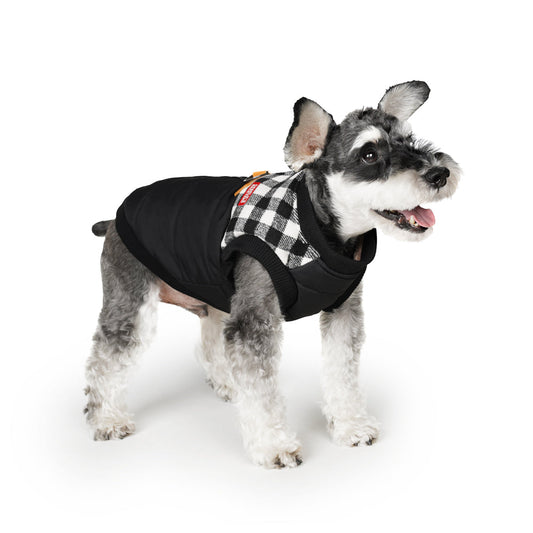 HARNESS JACKET - BLACK CHECK