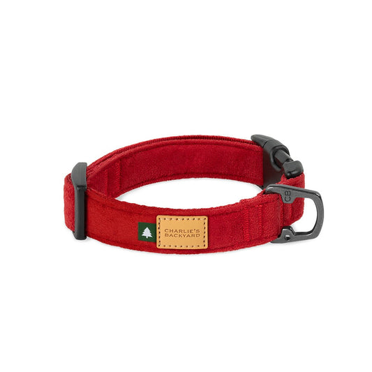 Charlie's Backyard TOWN COLLAR / RED