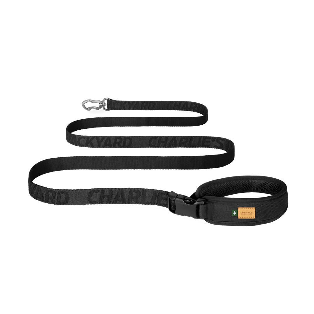 Charlie's Backyard TOWN CORDURA® LEASH / BLACK