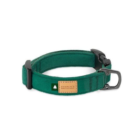 Charlie's Backyard TOWN COLLAR / GREEN