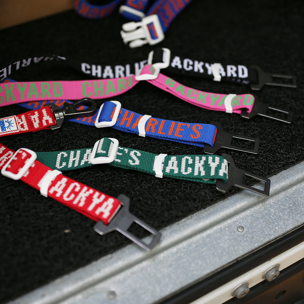 Charlie's Backyard TRIP SEAT BELT / PINK