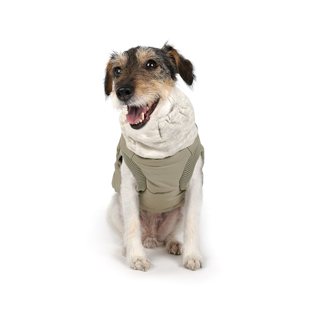 WARM UP HARNESS JACKET - BEIGE