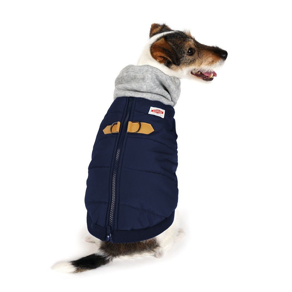 WARM UP HARNESS JACKET - NAVY