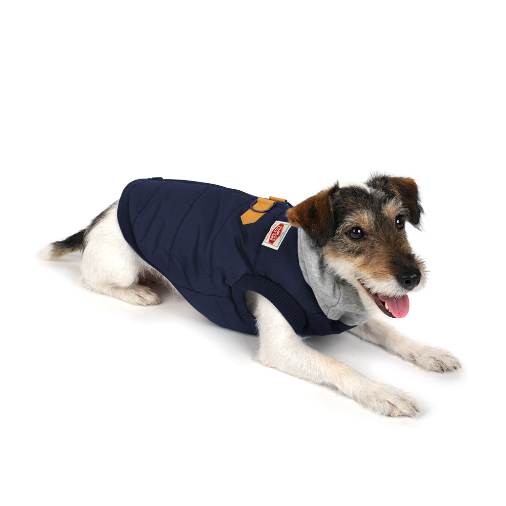 WARM UP HARNESS JACKET - NAVY