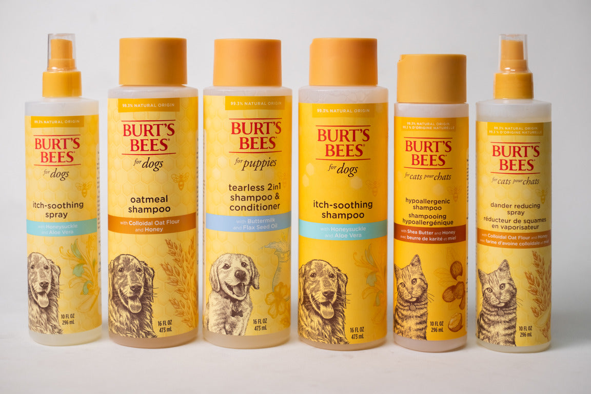 Burt's Bees for Dogs Natural Itch Soothing Shampoo with Honeysuckle | Anti-Itch Dog Shampoo for All Dogs with Dry, Itchy, and Sensitive Skin | Cruelty Free, Sulfate & Paraben Free - 32 Oz