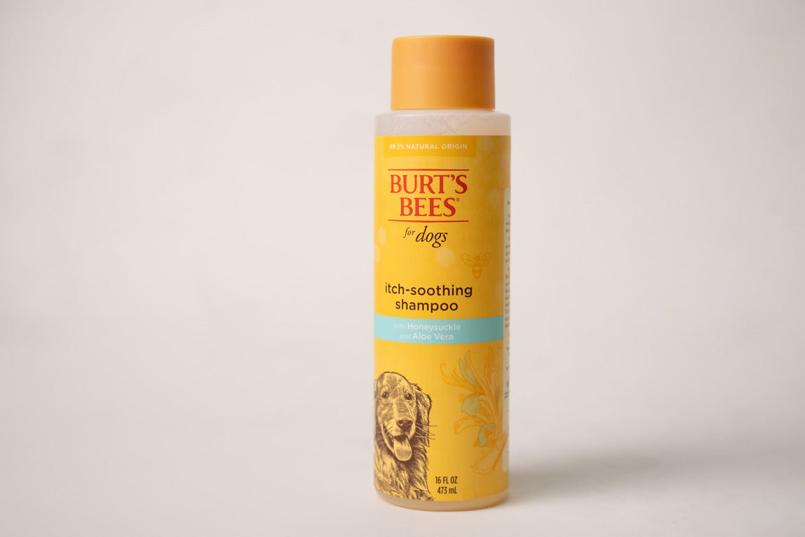 Burt's Bees for Dogs Natural Itch Soothing Shampoo with Honeysuckle | Anti-Itch Dog Shampoo for All Dogs with Dry, Itchy, and Sensitive Skin | Cruelty Free, Sulfate & Paraben Free - 32 Oz